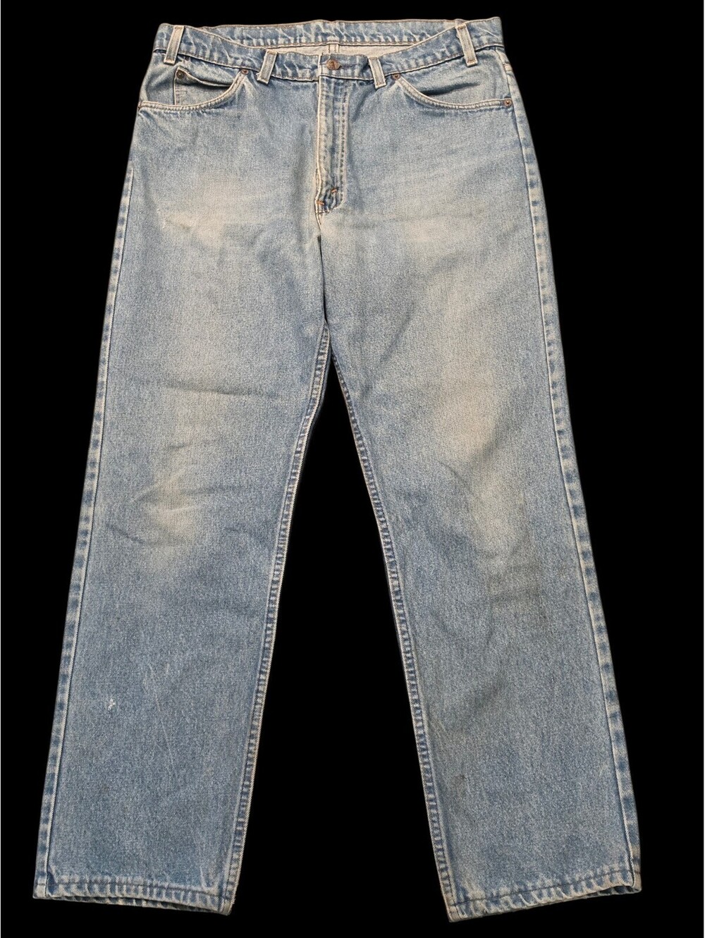 Vintage Levi’s 505 Orange Tab Jeans Made in USA W36x32 Straight Leg Denim